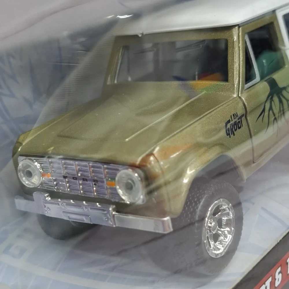 Guardians of the Galaxy Groot Figure 1973 Ford Bronco 1:32 Jada 34415 253223018